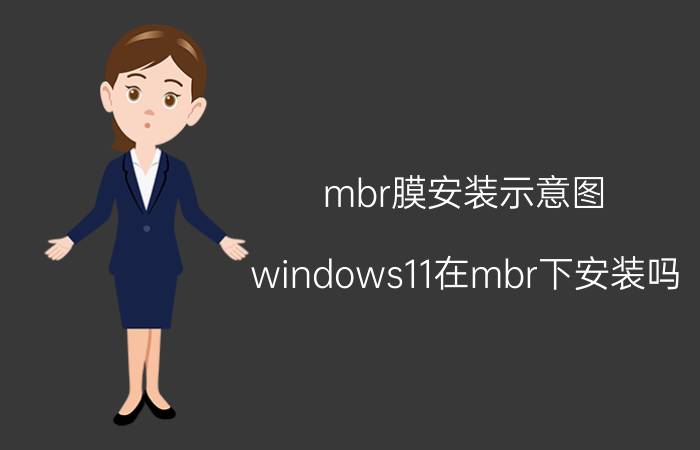 mbr膜安装示意图 windows11在mbr下安装吗？